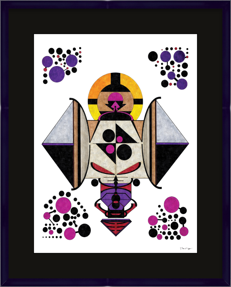 "Demon Shrine" Framed Fine Art Print (Giclée)
