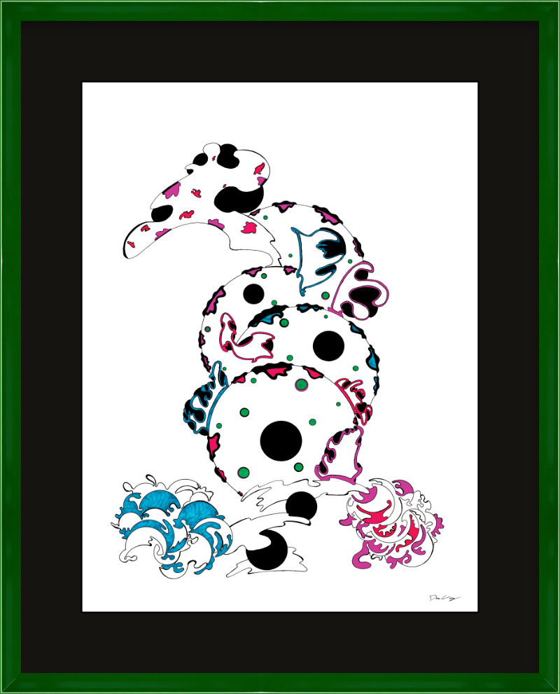 "Don't Be Koi" Framed Fine Art Print (Giclée)