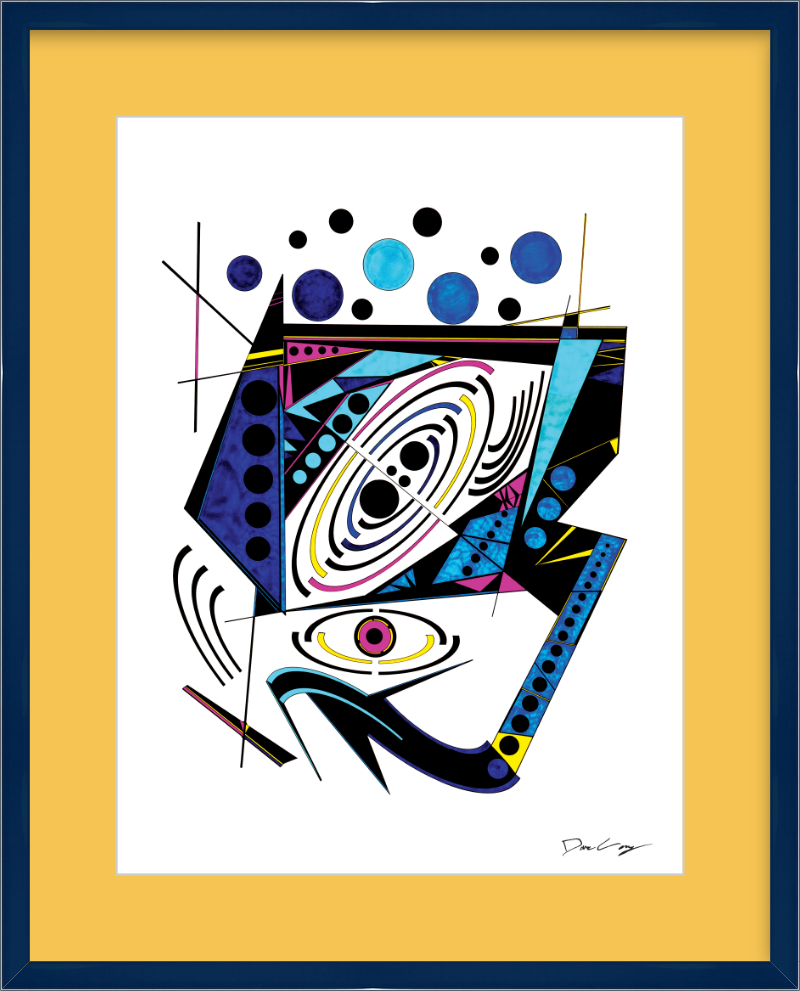 "90s Traffic" Framed Fine Art Print (Giclée)