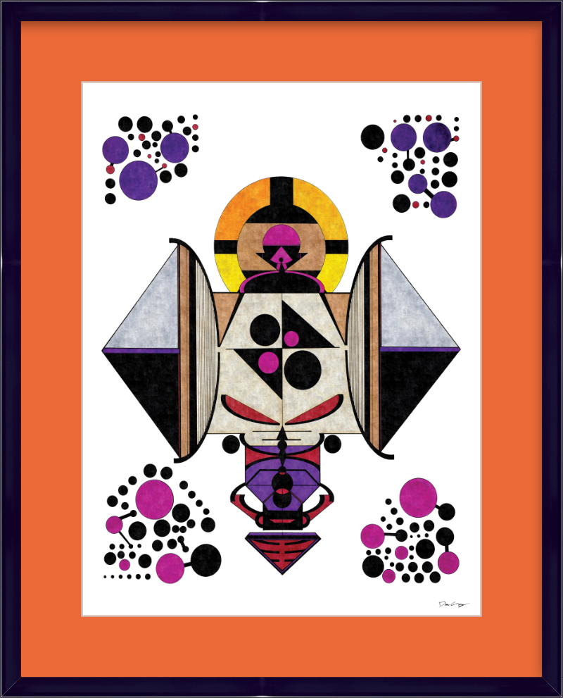 "Demon Shrine" Framed Fine Art Print (Giclée)