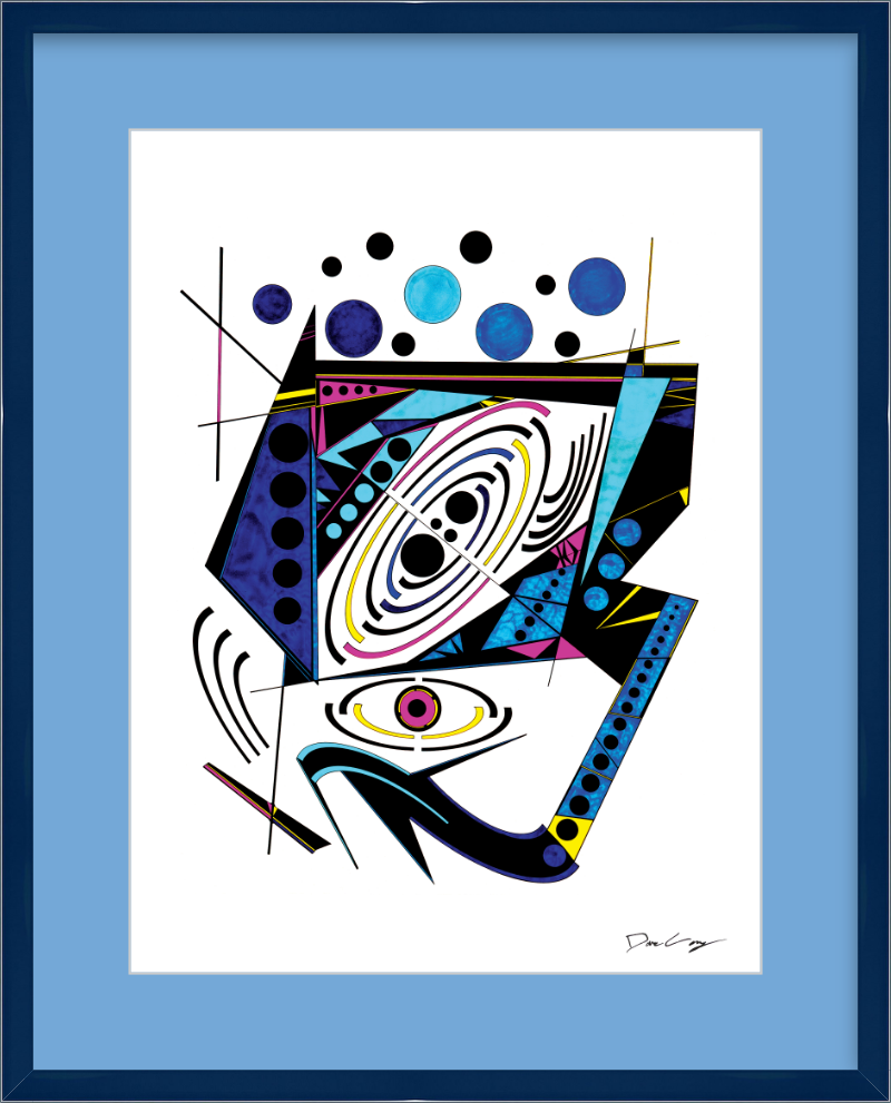 "90s Traffic" Framed Fine Art Print (Giclée)